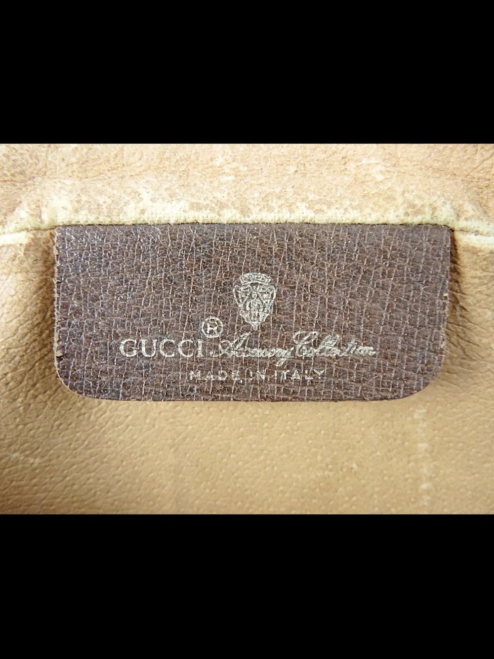 Gucci Brown GG Canvas Toiletry Pouch with Green and Red Web Stripe
